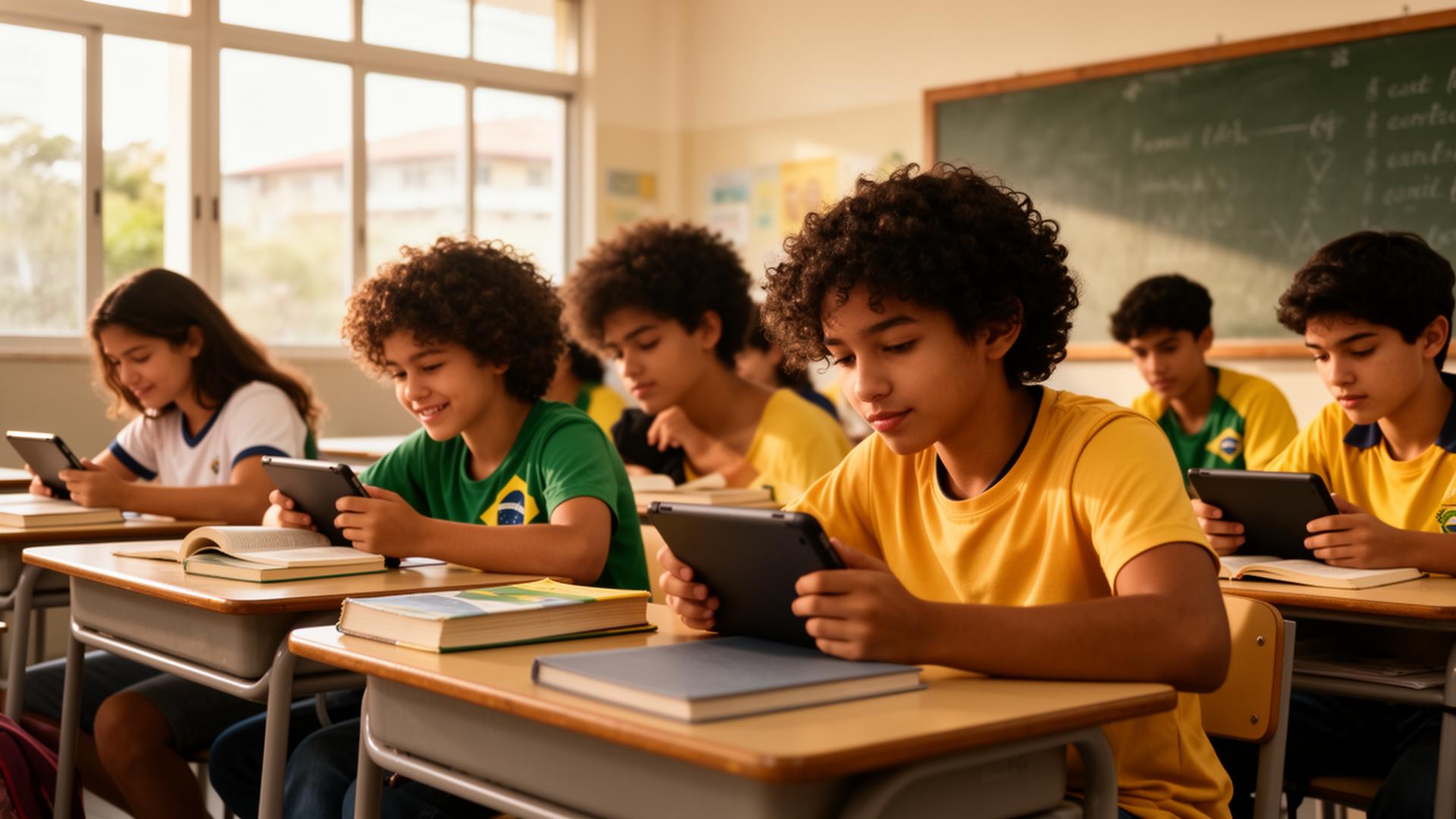 Sala de aula com solução educacional DAS Empreendimentos